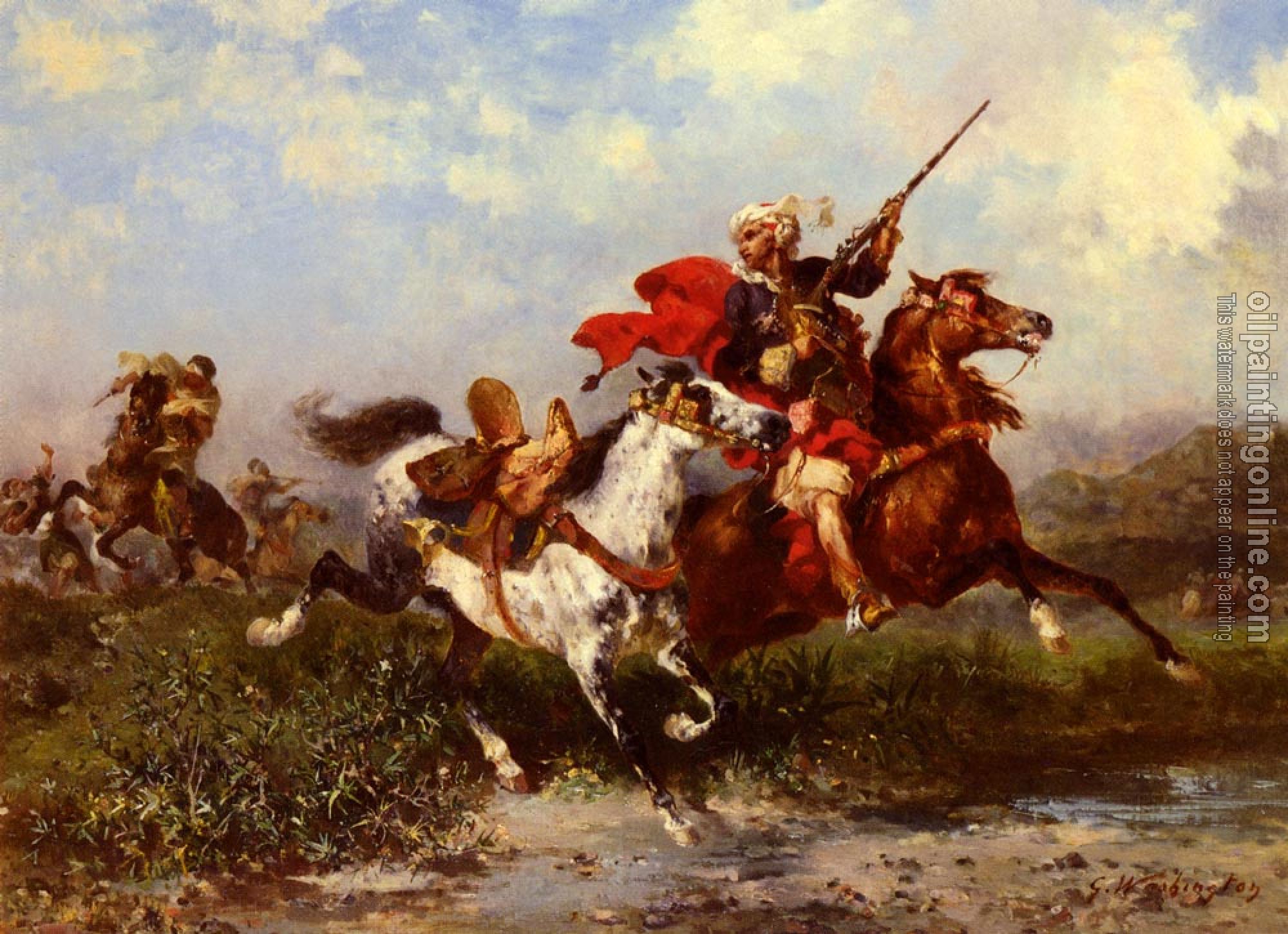 Washington, Georges - Battle of the Arab Cavaliers